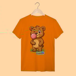 Nome do produto Camiseta T-shirt Unissex Ursinho – 100% Algodão | Coleção Reino Animal do Caioba