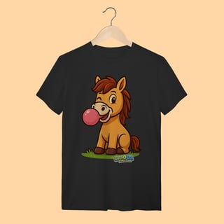 Nome do produto Camiseta T-shirt Adulto Unissex Cavalo – 100% Algodão | Coleção Reino Animal do Caioba