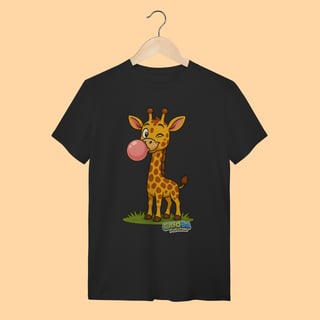 Nome do produto Camiseta T-shirt Adulto Unissex Girafa – 100% Algodão | Coleção Reino Animal do Caioba