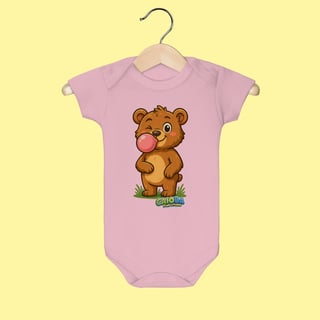 Nome do produto Body Infantil Ursinho – 100% Algodão | Coleção Reino Animal do Caioba