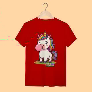 Nome do produto Camiseta T-shirt Unissex Unicórnio – 100% Algodão | Coleção Reino Animal do Caioba