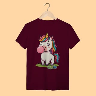 Nome do produto Camiseta T-shirt Unissex Unicórnio – 100% Algodão | Coleção Reino Animal do Caioba