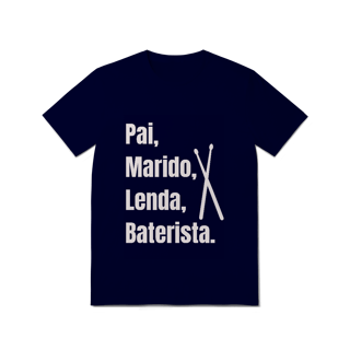 Nome do produto Camiseta Pai Baterista