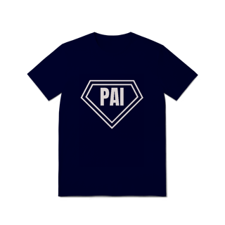 Nome do produto Camiseta PAI – O Super-Herói da Vida Real - cores escuras