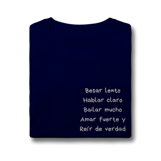 Nome do produto T-shirt feminina viva la vida escura