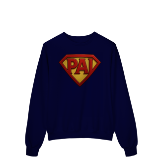 Nome do produto Moletom “PAI” Estilo Super-Herói