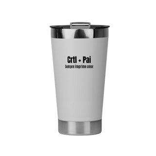 Copo térmico Crtl Pai - Sempre Imprime Amor