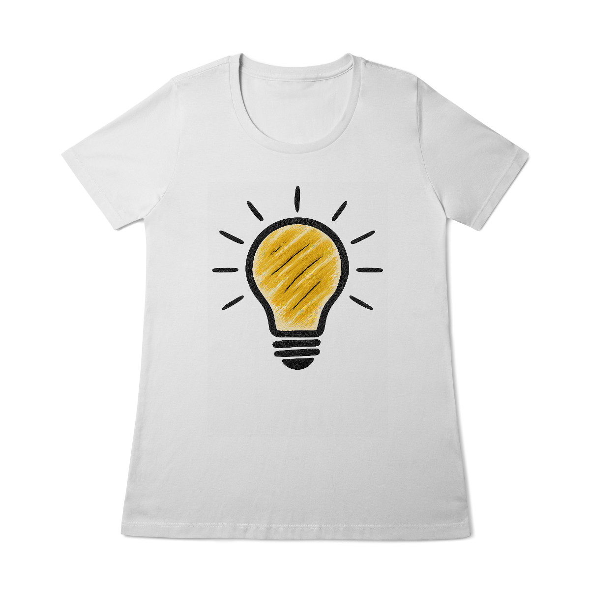 Nome do produto: T-shirt feminina Ideias que Iluminam