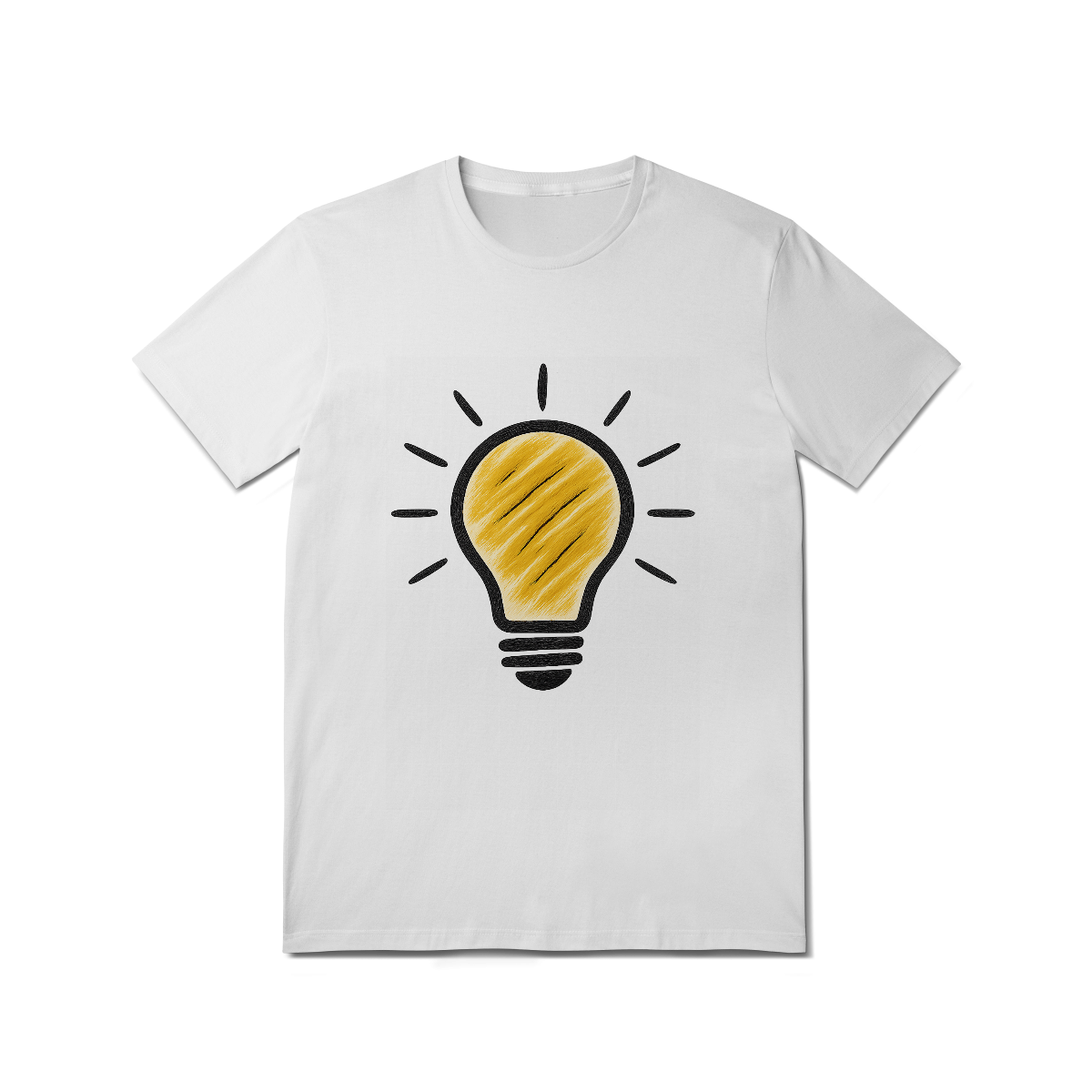 Nome do produto: Camiseta Lâmpada inovadora