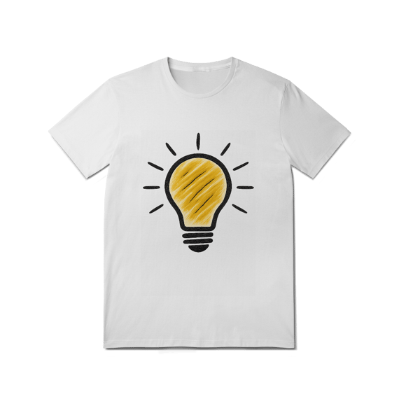 Camiseta Lâmpada inovadora