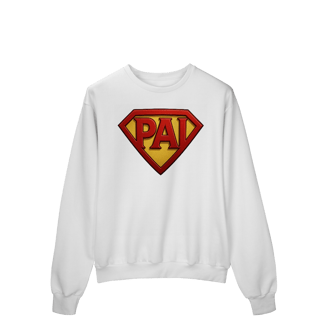 Nome do produto Moletom “PAI” Estilo Super-Herói