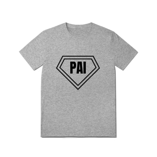 Nome do produto Camiseta PAI – O Super-Herói da Vida Real - cores claras