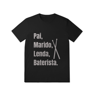 Nome do produto Camiseta Pai Baterista