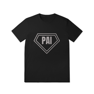 Nome do produto Camiseta PAI – O Super-Herói da Vida Real - cores escuras