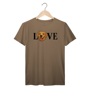 Nome do produto Camiseta LOVE com Golden Retriever