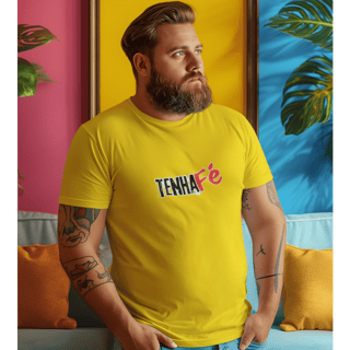 Nome do produto Camiseta T-Shirt Quality Tenha Fé