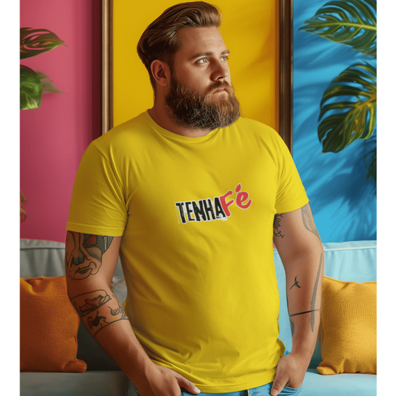 Camiseta T-Shirt Quality Tenha Fé