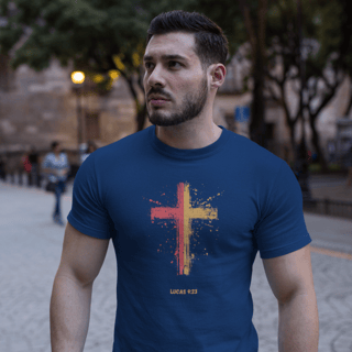 Nome do produto Camiseta T-Shirt Quality Cruz Em Tinta