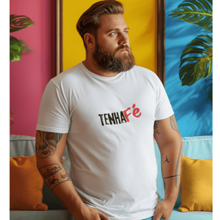 Nome do produto Camiseta T-Shirt Quality Tenha Fé