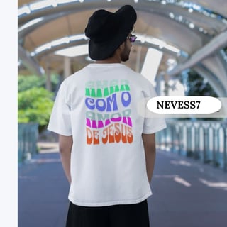 Nome do produto Camisa Oversized Amor Color 40.1