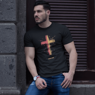 Nome do produto Camiseta T-Shirt Quality Cruz Em Tinta