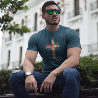 Nome do produto Camiseta T-Shirt Quality Cruz Em Tinta