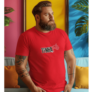 Nome do produto Camiseta T-Shirt Quality Tenha Fé