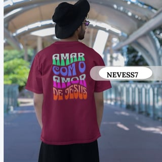 Nome do produto Camisa Oversized Amor Color 40.1