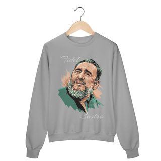 Nome do produto Moletom Fidel Castro – A revolução veste resistência