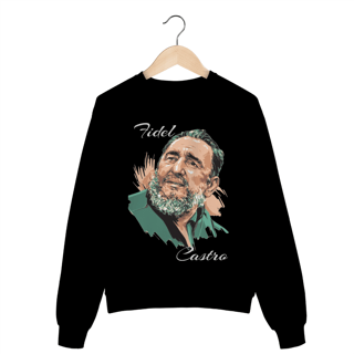 Nome do produto Moletom Fidel Castro – A revolução veste resistência