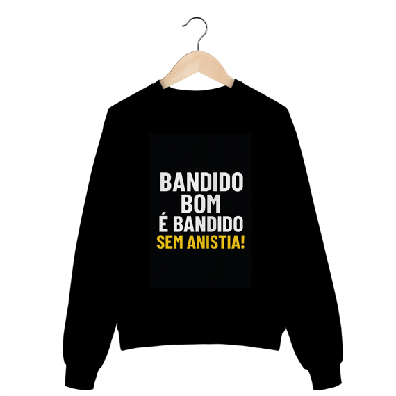 Moletom Fechado – SEM ANISTIA 
