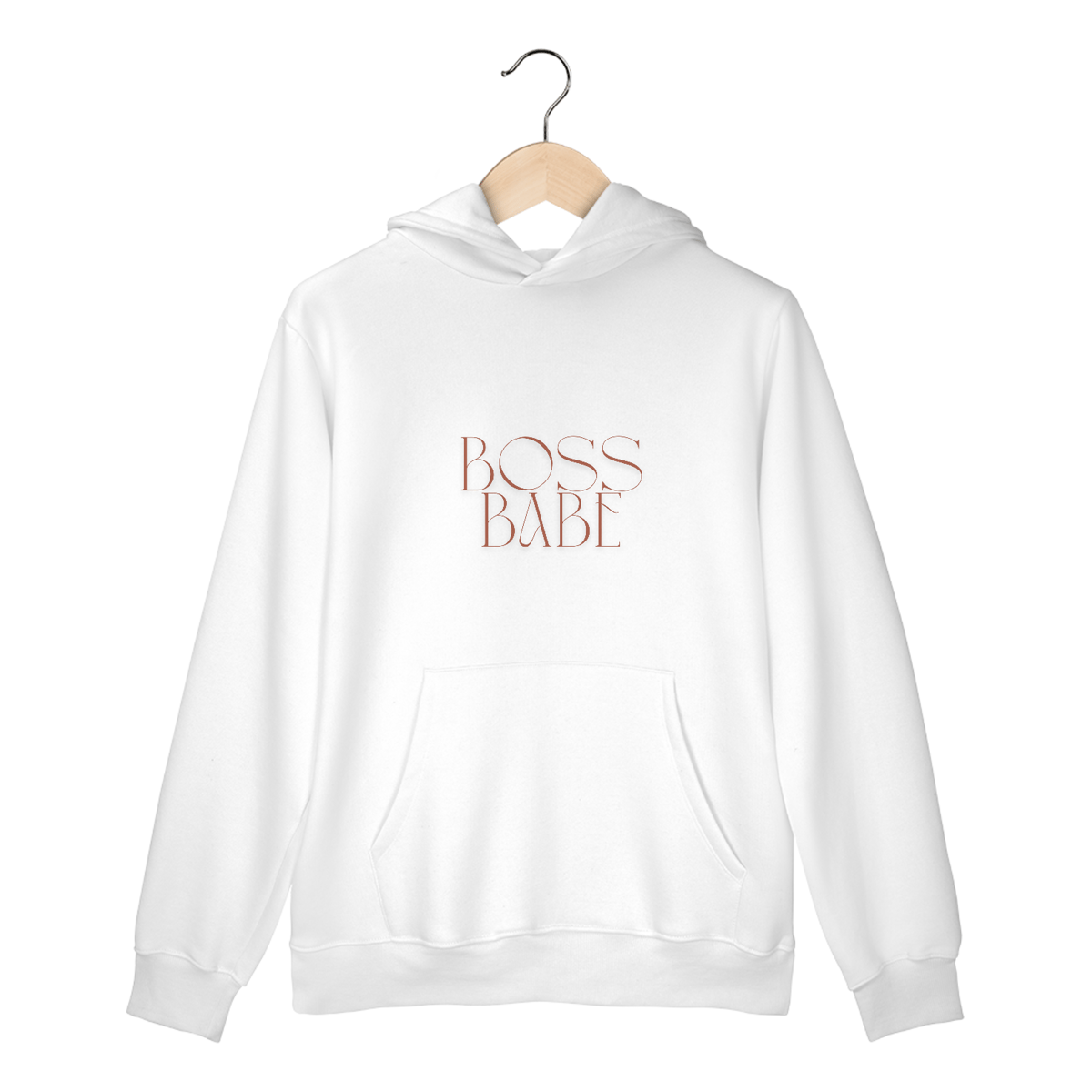 Nome do produto: Moletom Canguru Capuz Boss Babe