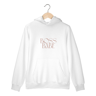 Moletom Canguru Capuz Boss Babe
