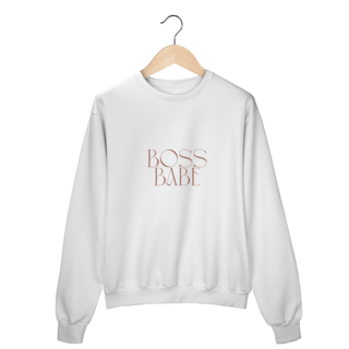 Nome do produto Moletom Blusão Boss Babe