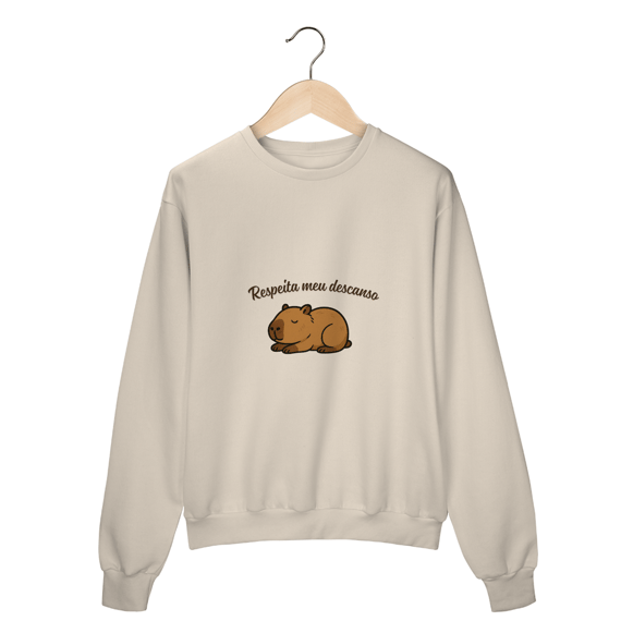 Moletom Blusão Respeita Meu Descanso