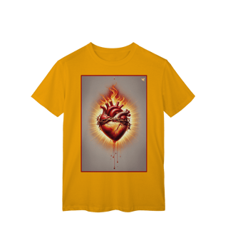 Nome do produto Sagrado Coração - T-Shirt Classic (frente)