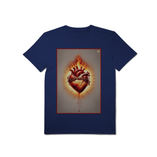 Nome do produto Sagrado Coração - T-Shirt Pima