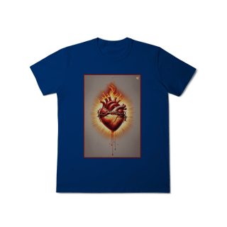 Nome do produto Sagrado Coração - T-Shirt Classic (frente)