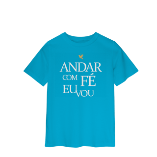 Nome do produto Andar com Fé Eu Vou - Infantil Classic