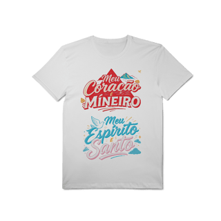 Nome do produto Coração Mineiro - T-Shirt Pima