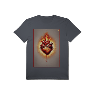 Nome do produto Sagrado Coração - T-Shirt Pima