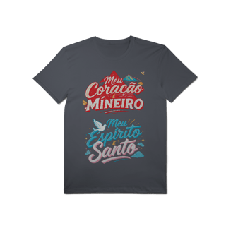 Nome do produto Coração Mineiro - T-Shirt Pima