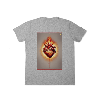 Nome do produto Sagrado Coração - T-Shirt Classic (frente)