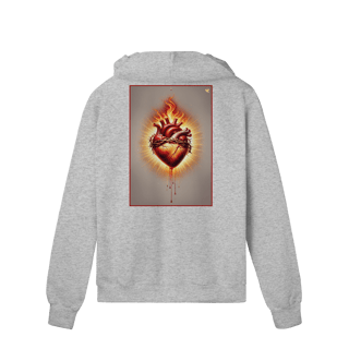 Nome do produto Sagrado Coração - Moletom Prime Canguru