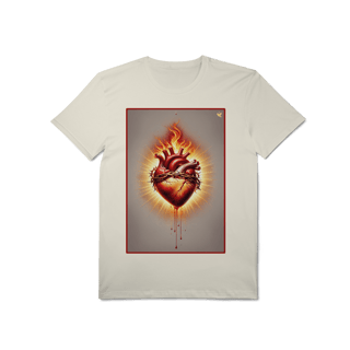 Nome do produto Sagrado Coração - T-Shirt Pima