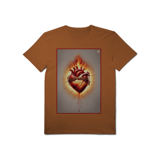 Nome do produto Sagrado Coração - T-Shirt Pima