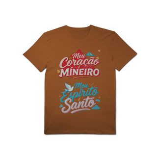 Nome do produto Coração Mineiro - T-Shirt Pima
