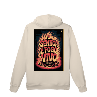 Nome do produto O Senhor é fogo vivo - Moletom Prime Canguru