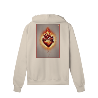 Nome do produto Sagrado Coração - Moletom Prime Com Zíper