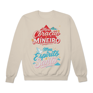 Nome do produto Coração Mineiro - Moletom Prime Fechado